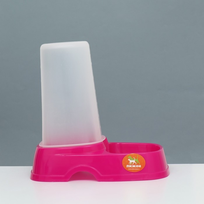 Автопоилка/автокормушка с мерным делением, 1,3 л, фуксия Автопоилка/автокормушка с мерным делением, 1,3 л, фуксия