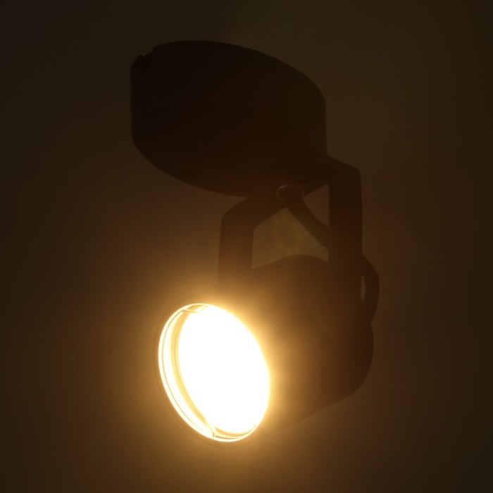 Спот Спот "Яркий луч" 1х3Вт GU10 черный 8х5х13см