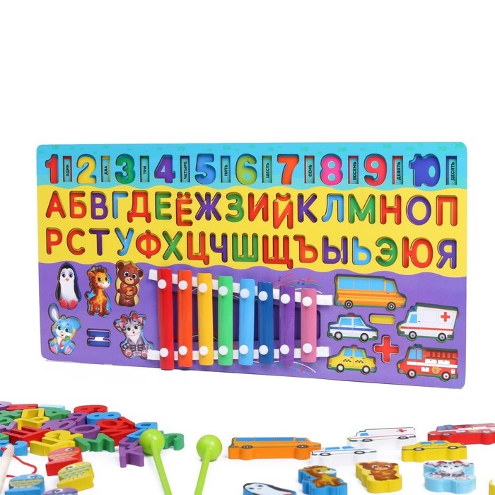 Логический центр 6 в 1 &laquo;Забава&raquo; 45х22 см