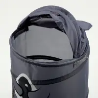 Корзина для хранения игрушек &laquo;Котик с рыбкой&raquo; с ручками и крышкой, 55&times;33&times;33 см, серая