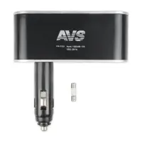 Разветвитель прикуривателя AVS 12/24 (на 3 выхода+USB) CS312U
