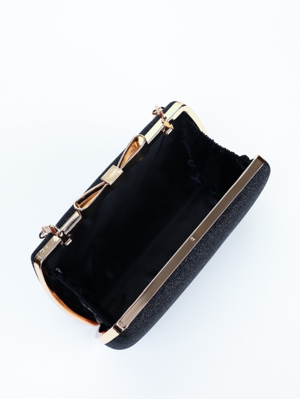 Сумка жен, 18.5*4.5*12 см, отд на фермуаре, цепь, ручка, черный Сумка жен, 18.5*4.5*12 см, отд на фермуаре, цепь, ручка, черный