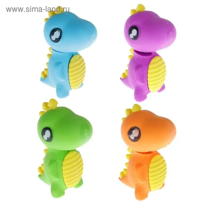 Ластик фигурный «Динозаврик», МИКС (штрихкод на штуке) Ластик фигурный «Динозаврик», МИКС (штрихкод на штуке)