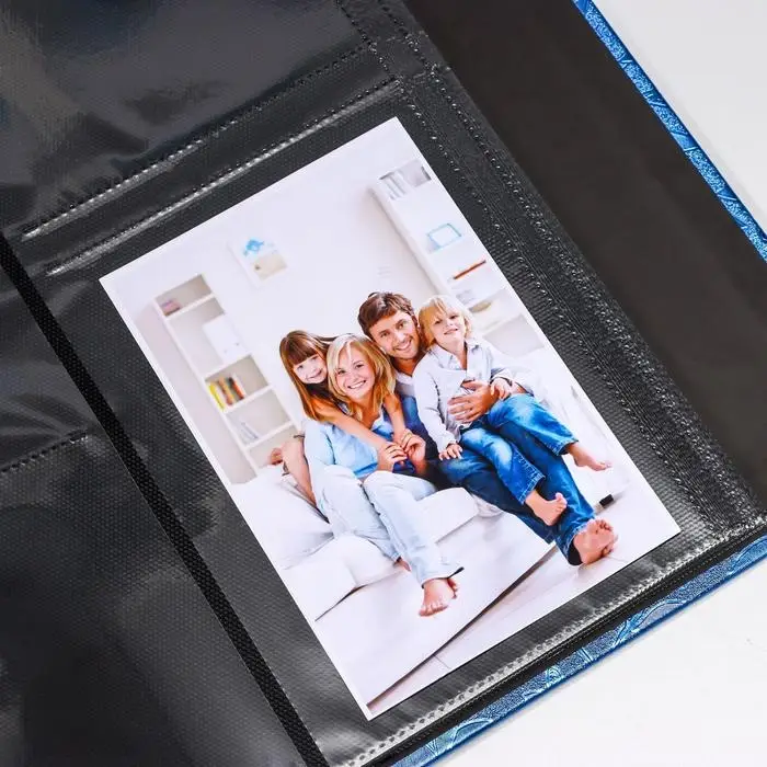 Фотоальбом на 600 фото 10х15 Фотоальбом на 600 фото 10х15 "Синие колокольчики"