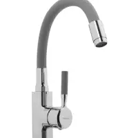 A9890T-2 (Смеситель для умывальника с силиконовым изливом и гайкой)