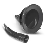 Воронка непроливайка с гибким носиком AVS OFN-135 (D-135мм, L-370мм)(латун.сетч.фильтр)