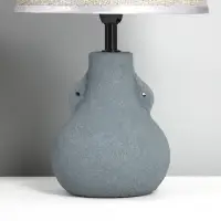 Лампа настольная RISALUX &laquo;Каламбур&raquo;, Е14, 40 Вт, тёмно-серая, 20&times;20&times;32 см
