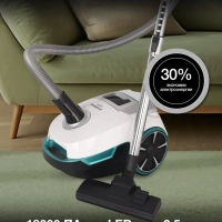 Пылесос HYV-B4050 800Вт белый-бирюзовый