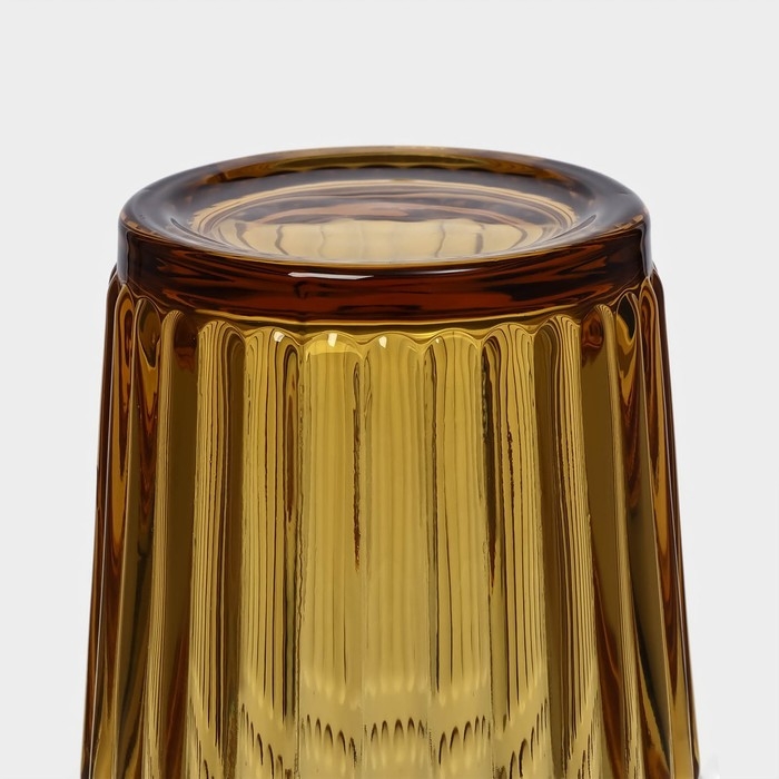 Стакан стеклянный «Босфор», 250 мл, цвет жёлтый