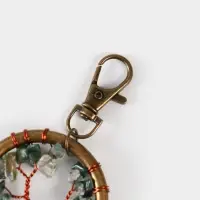 Брелок ловец снов "Великое древо" 19 см, цв. тёмно-зелёный Брелок ловец снов "Великое древо" 19 см, цв. тёмно-зелёный