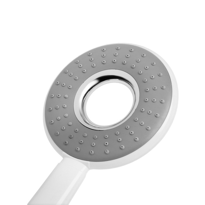 Лейка для душа ZEIN Z410, пластик, 1 режим, цвет белый/серый Лейка для душа ZEIN Z410, пластик, 1 режим, цвет белый/серый