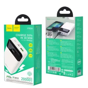 Портативный аккумулятор 20000 mAh PD20W J102A HOCO белый