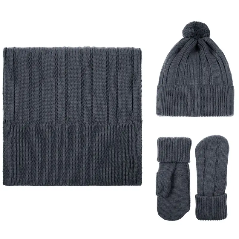 Шапка Knit Beat, серая (графит)