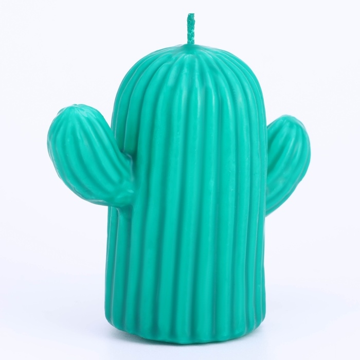 Свеча фигурная  Свеча фигурная "Кактус", 6,5 см, зеленый
