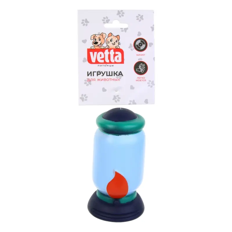 VETTA Игрушка для домашних животных, ПВХ, 11,5х6,5 см, лампа