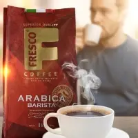 Кофе FRESCO Arabica Barista, зерно, пакет, 1000 г