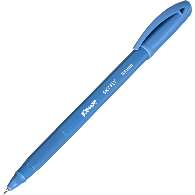 Ручка шариковая Комус Sky Fly, д.ш. 0,7 мм, манж, синяя