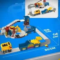 Автотрек &laquo;Умная стройка&raquo;, 1 машинка, работает от батареек