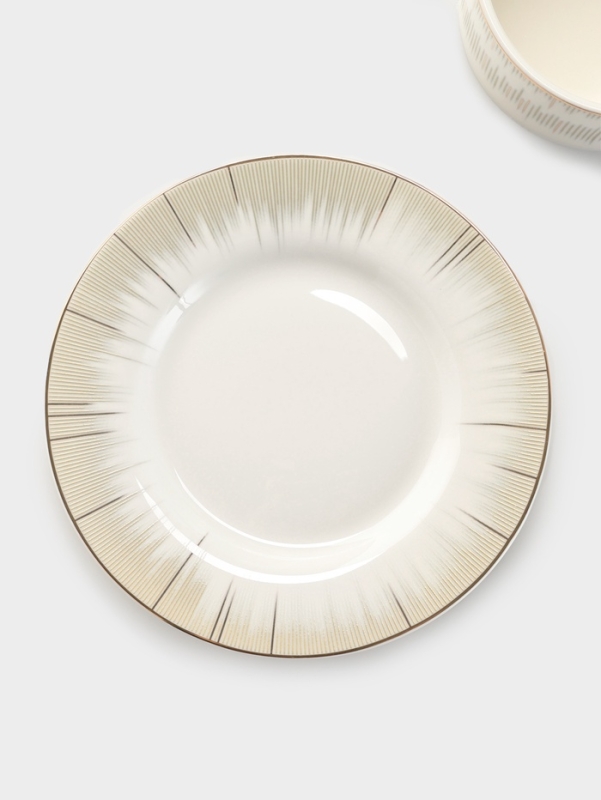 Чайная пара WY Golden rays, 220 мл, фарфор, белая