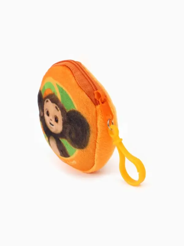 Кошелек детский плюшевый &laquo;Чебурашка&raquo; 9&times;9&times;1