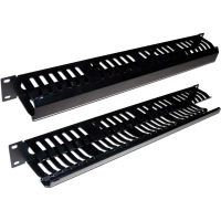 Кабельный органайзер TWT TWT-ORG/CV24-1U 19 c крышкой на 24 порта, 1U