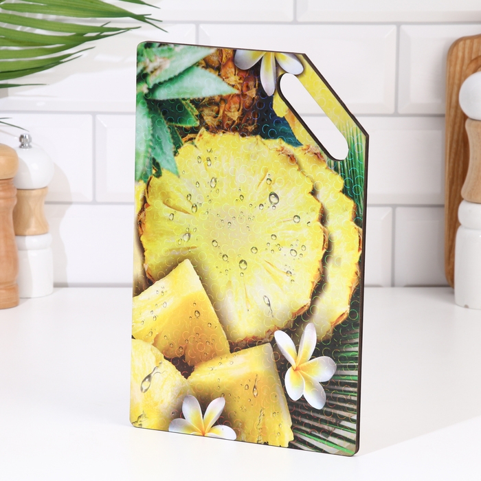 Доска разделочная  Доска разделочная "Сочный ананас"  27х18 см