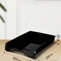 Лоток для бумаг Calligrata &laquo;Офис-класс&raquo;, А4, горизонтальный, 1 отделение, чёрный