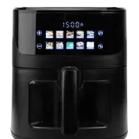 Аэрогриль ELTRONIC 777-02, 6.3л, 1600 Вт, 10 программ, 80-200&deg;C, таймер до 60 мин, черный