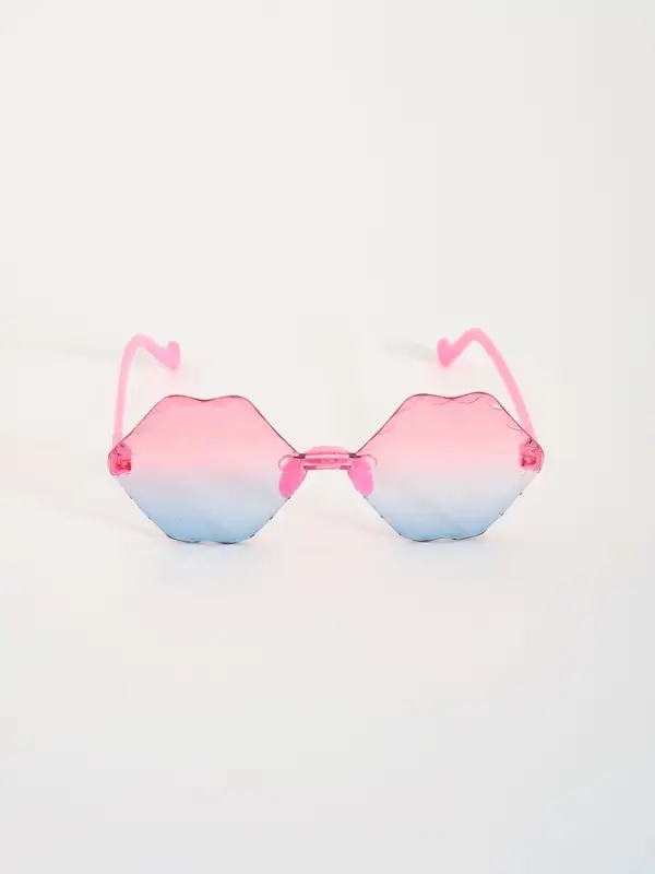 Карнавальные очки "Губы" градиент, цвета МИКС