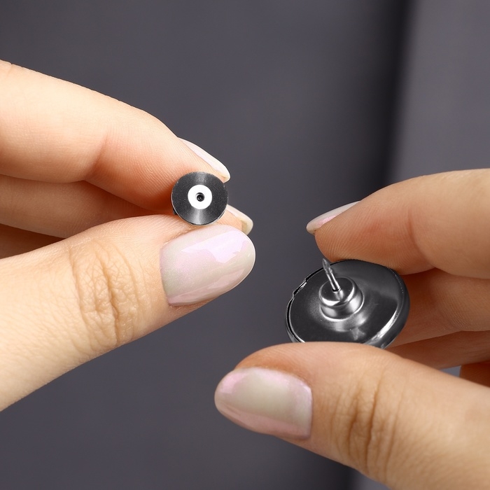 Подхват для штор «Магнитная кнопка», на прокол, d=2 см, 2 шт Подхват для штор «Магнитная кнопка», на прокол, d=2 см, 2 шт