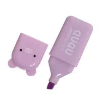 Набор маркеров-текстовыделителей &laquo;Мини- Зверьки&raquo;, 6 цветов, скошенный наконечник, узел 5 мм