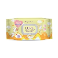 Влажные салфетки Lure для всей семьи, 120 шт.