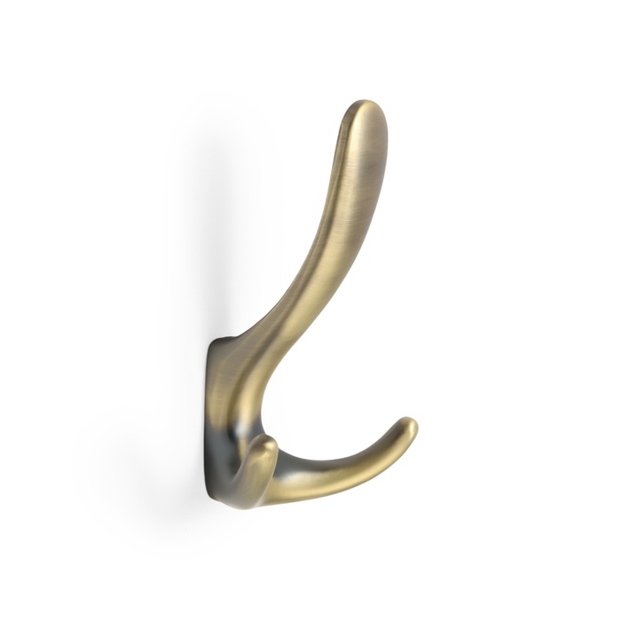 Крючок мебельный CAPPIO HOOK, трехрожковый, бронза Крючок мебельный CAPPIO HOOK, трехрожковый, бронза