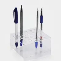 Подставка под ручки и карандаши на 20 шт., 10&times;9.5&times;6 см, оргстекло 2 мм