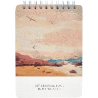 Блокнот 105x140 мм,100л.клетка,спираль сверху,Be Smart,View,N3328