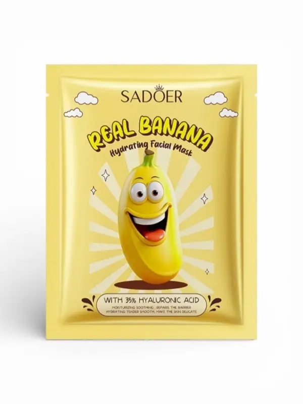 Тканевая увлажняющая маска для лица "Банан"