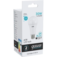 Лампа светодиодная Gauss Elementary 30W E27 A67 4100K 2360lm 73229