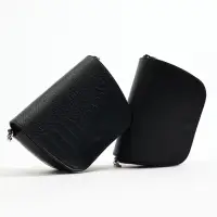 Сумка женская мессенджер TEXTURA на магните, 15&times;6&times;13 см, чёрная