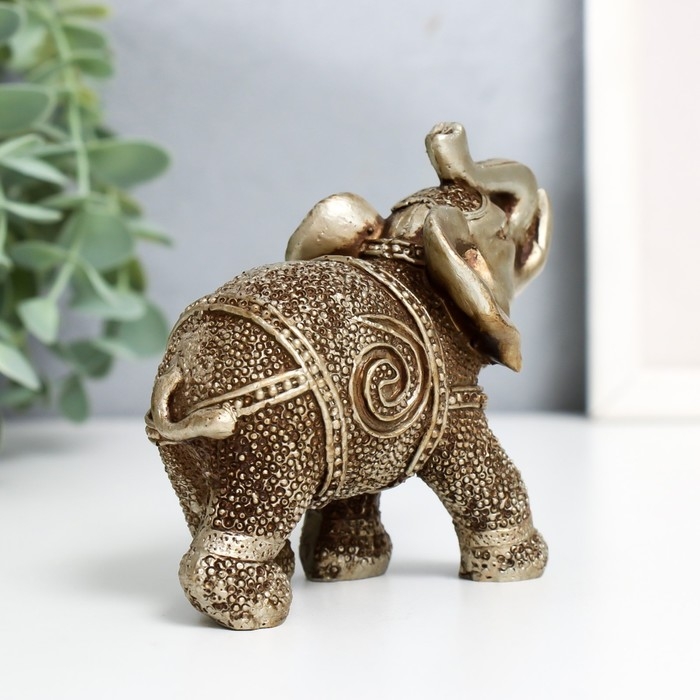 Сувенир полистоун Сувенир полистоун "Слоны песочные" набор 7 шт h=10; 9; 7,5; 7; 6,5; 6; 5 см