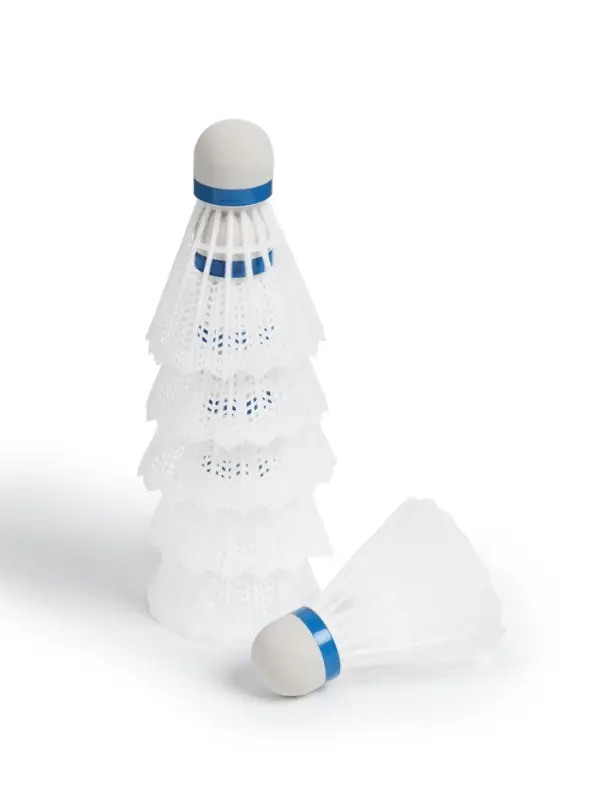 Набор воланов для бадминтона TORRES 80, 6 шт., белый