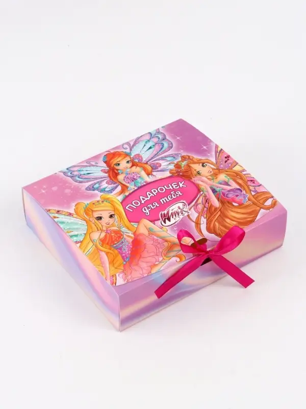 Коробка подарочная «Подарочек», 20 х 18 х 5 см Коробка подарочная «Подарочек», 20 х 18 х 5 см