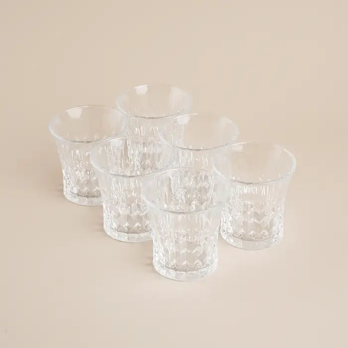 Набор стаканов SL Home &laquo;Винтаж&raquo;, 300 мл, 8.2&times;8.5 см, 6 шт., низкие, стекло, прозрачный