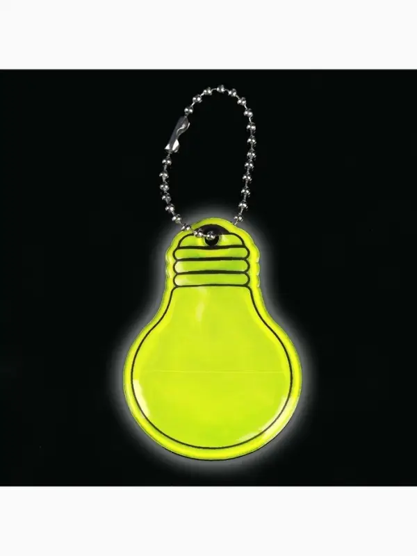 Светоотражающий элемент &laquo;Лампочка&raquo;, двусторонний, 5.5&times;4 см, МИКС