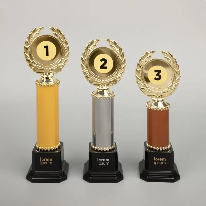 Стела EnterPrize, большая, золотистая