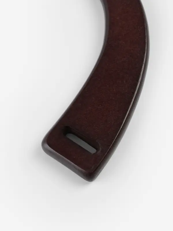 Ручки для сумки деревянные, 11.5&times;17 см, цвет коричневый