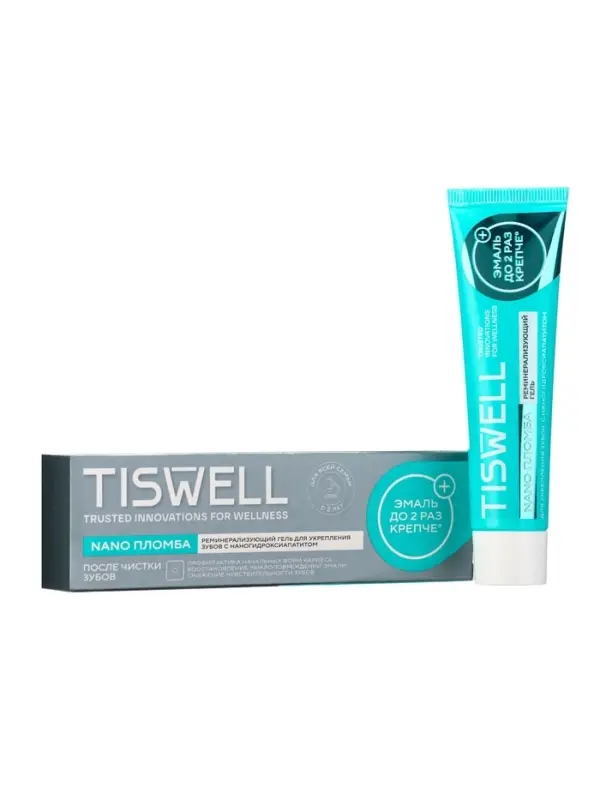 Гель для укрепления зубов Реминерализирующий с наногидроксиапатитом и ксилитом для всей семьи 40 мл Гель для укрепления зубов Реминерализирующий с наногидроксиапатитом и ксилитом для всей семьи 40 мл