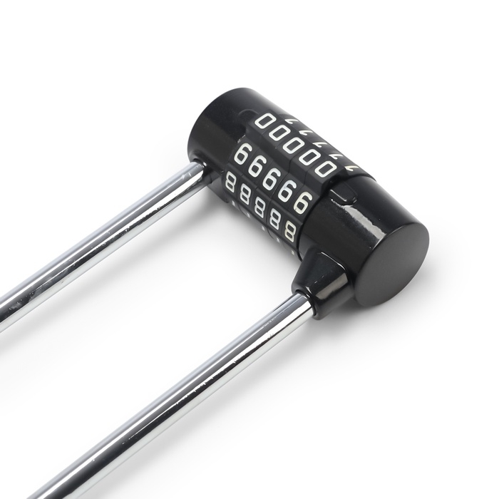 Замок навесной велосипедный, 65х145 мм внешний, 41х112 мм внутрен. кодовый замок Замок навесной велосипедный, 65х145 мм внешний, 41х112 мм внутрен. кодовый замок