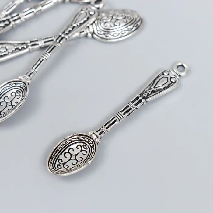 Сувенир кошельковый металл  Сувенир кошельковый металл "Ложка ажурная" (А40840) 5х1 см