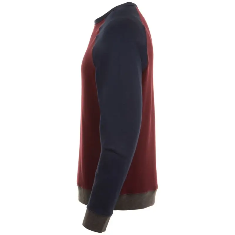 Толстовка унисекс Sandro бордовый/темно-синий, размер XS Толстовка унисекс Sandro бордовый/темно-синий, размер XS