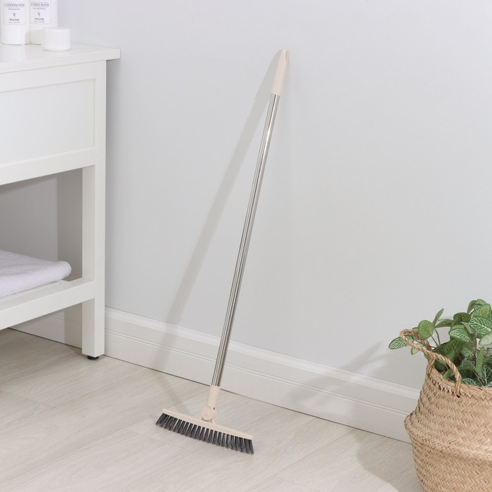 Щётка для подметания пола с поворотной насадкой Доляна, 86,5×26 см Щётка для подметания пола с поворотной насадкой Доляна, 86,5×26 см